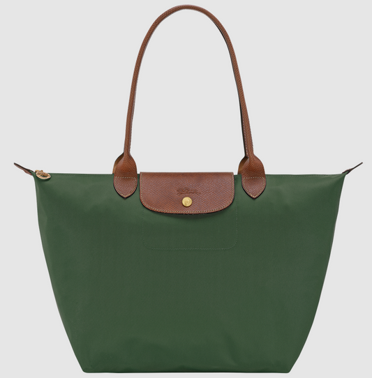 Long Champ Le Pliage Original Large Tote bag British Green