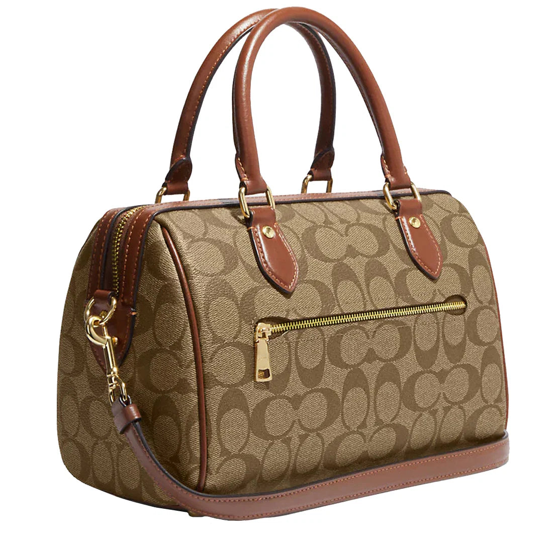Coach Large Rowan Satchel Bag In Signature Canvas