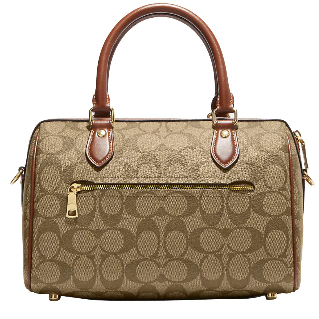 Coach Large Rowan Satchel Bag In Signature Canvas