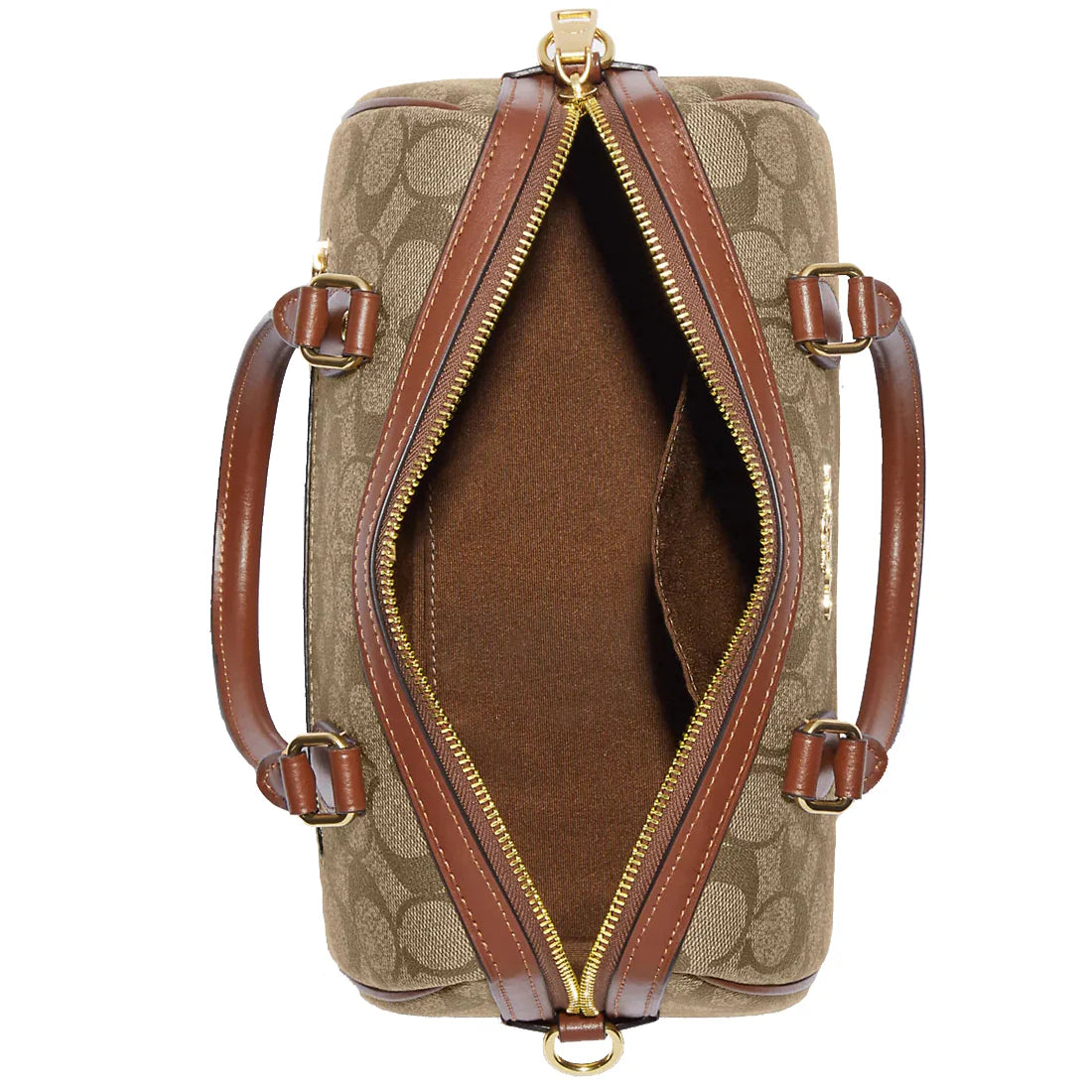 Coach Large Rowan Satchel Bag In Signature Canvas