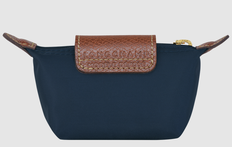 Long Champ Le Pliage Original Coin purse Navy