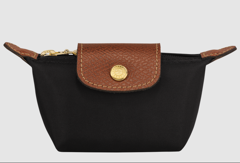 Long Champ Le Pliage Original Coin purse Black
