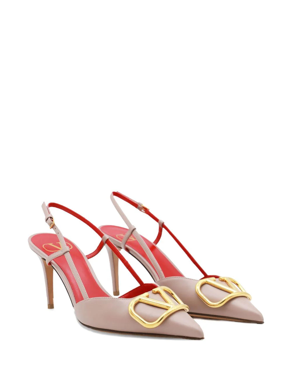 Valentino Garavani Valentino Garavani With Heel Powder Calf Leather