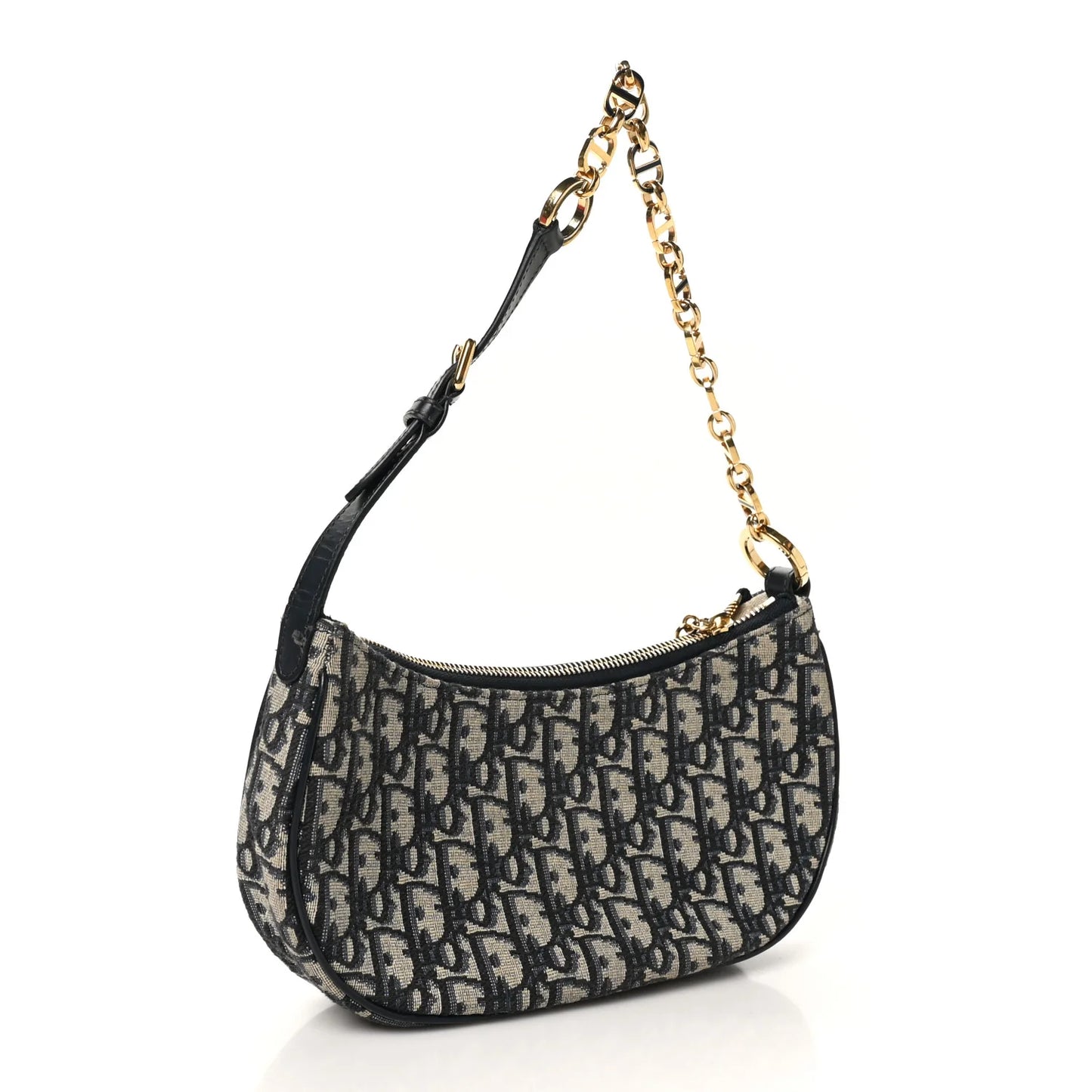 Christian Dior Oblique CD Lounge Bag Blue