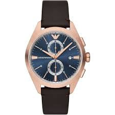 Emporio Armani Men's Chronograph, Rose Gold-Tone Stainless Steel Watch - AR11554 | 43mm |