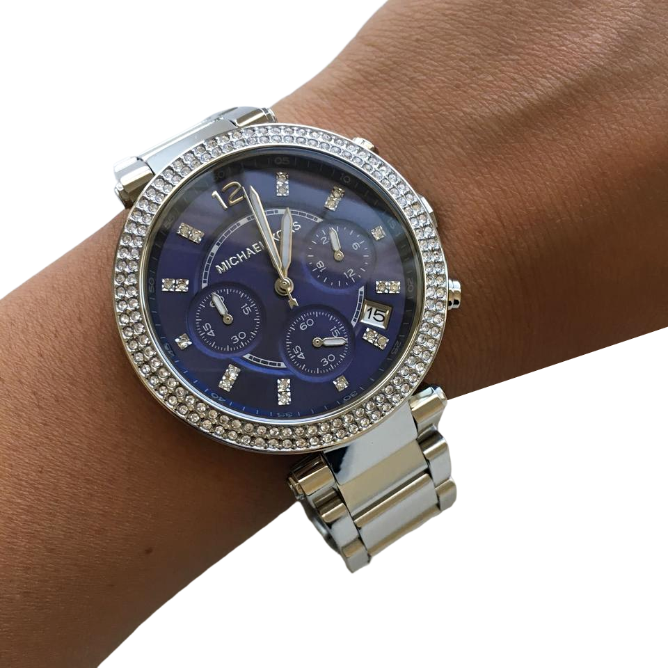 Michael Kors - Women’s Quartz Stainless Steel Blue Dial 39mm Watch Mk6117