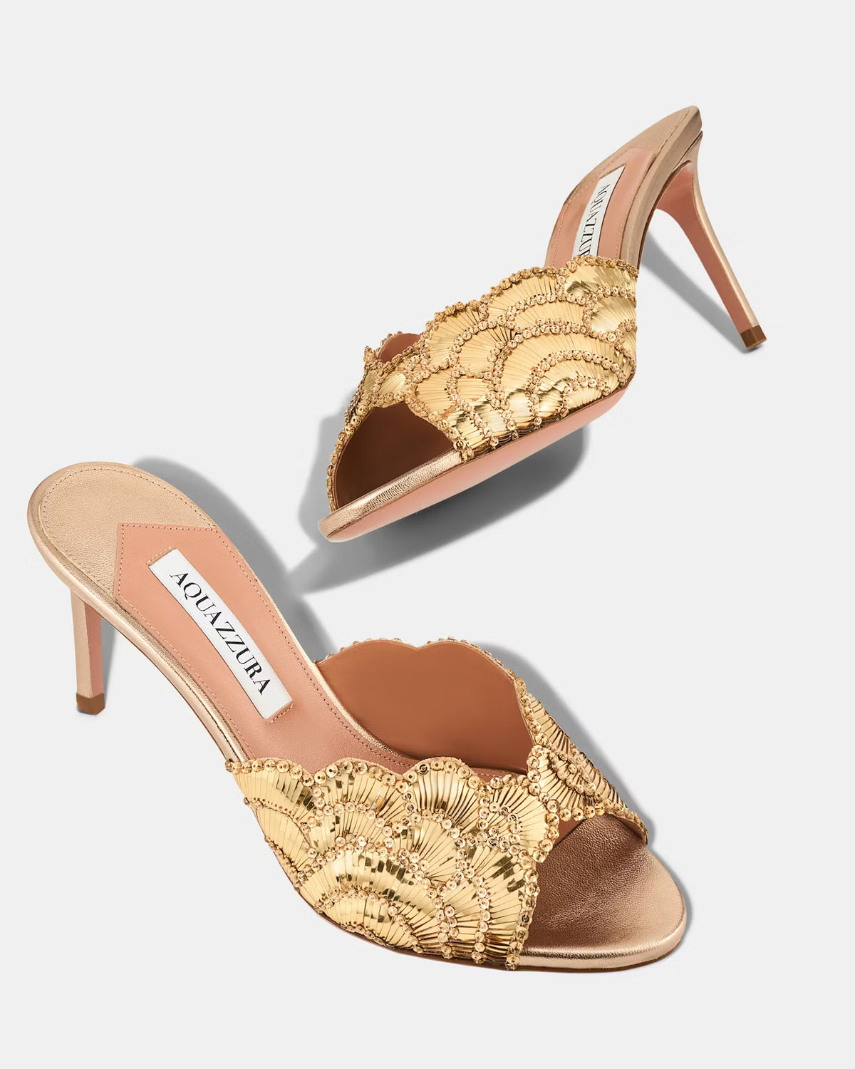 Aquazzura Ce Soir Mule 75mm Heels