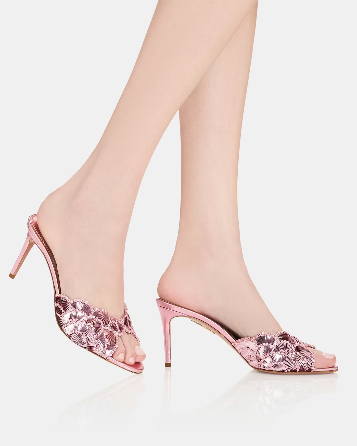 Aquazzura Ce Soir Mule 75mm Heels