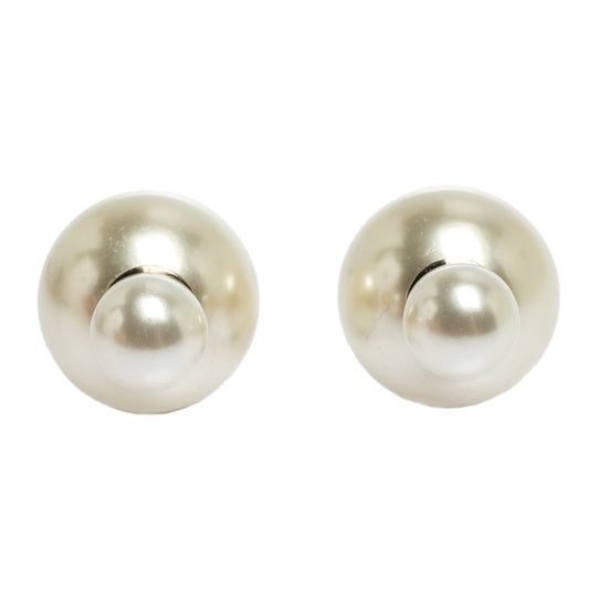 Dior Tribal pearl earrings