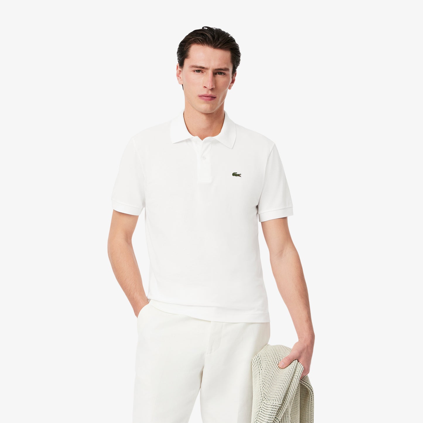 Lacoste Classic Fit Polo Shirt in White