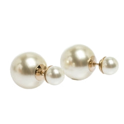 Dior Tribal pearl earrings