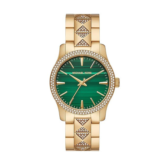 Michael Kors Runway Women's Watch, Stainless Steel Watch for Women with Steel, Ceramic or Silicone Band MK7390