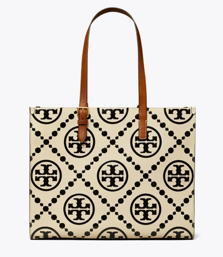 Tory Burch Large T Monogram Contrast Embossed Tote bag