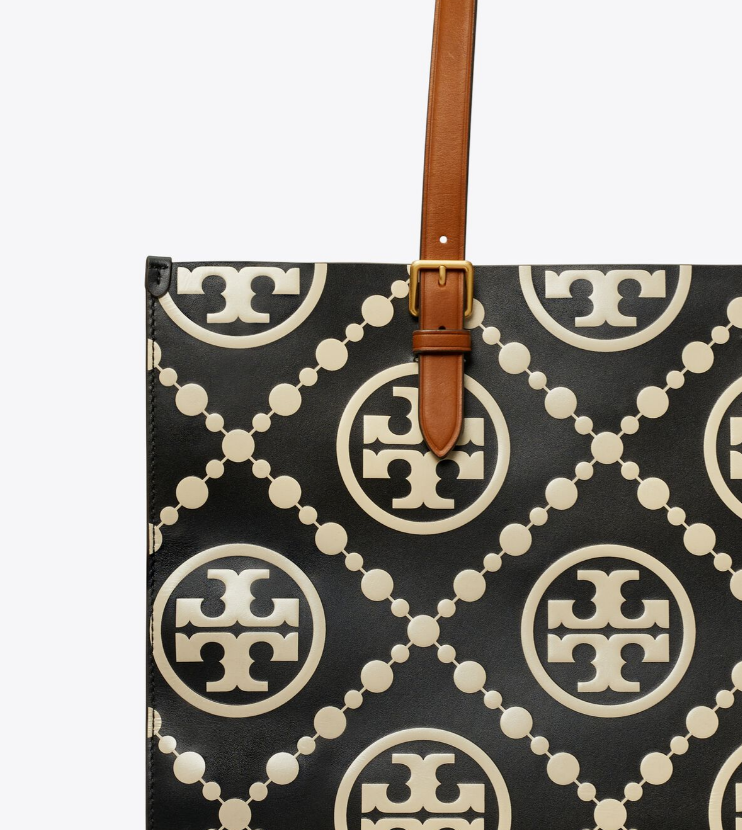 Tory Burch Large T Monogram Contrast Embossed Tote bag