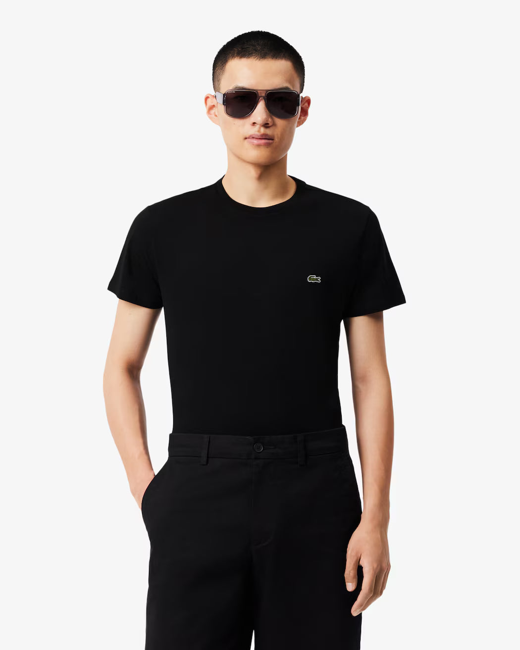 Lacoste Pima Cotton T-shirt in Black