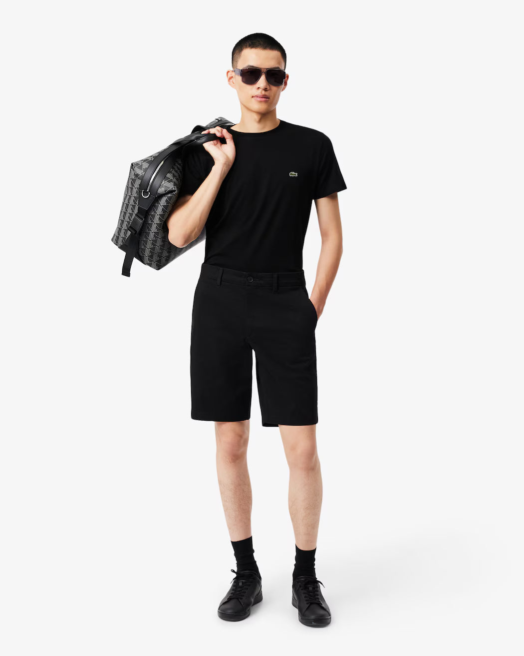 Lacoste Pima Cotton T-shirt in Black