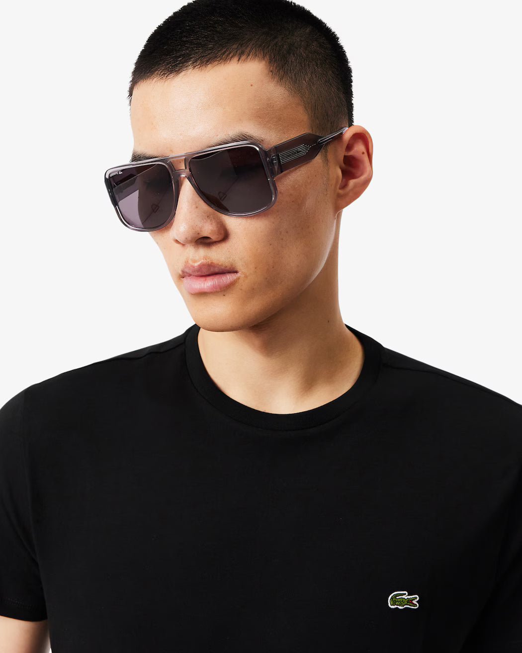 Lacoste Pima Cotton T-shirt in Black