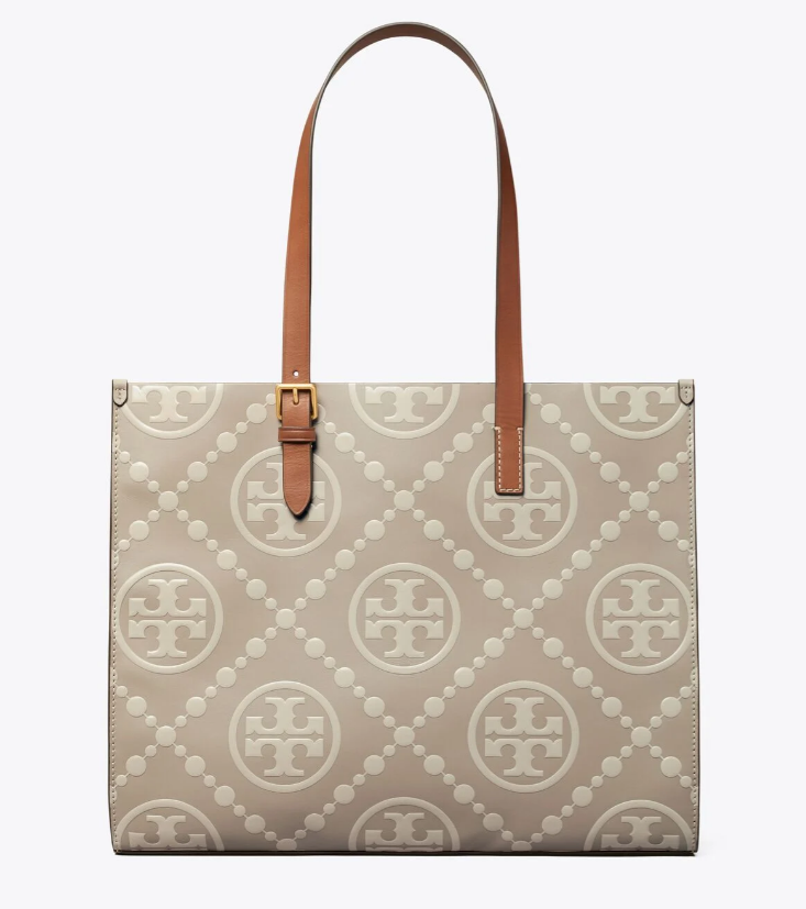 Tory Burch Large T Monogram Contrast Embossed Tote bag