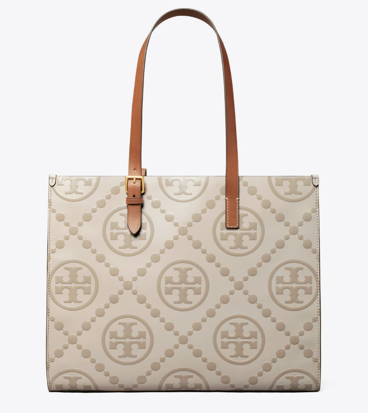 Tory Burch Large T Monogram Contrast Embossed Tote bag