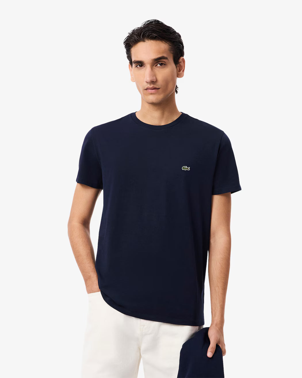 Lacoste Pima Cotton T-shirt in Navy Blue