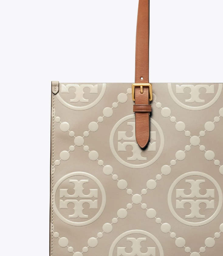 Tory Burch Large T Monogram Contrast Embossed Tote bag