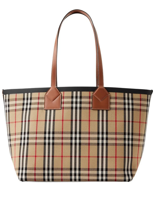 Burberry medium London check-pattern tote bag