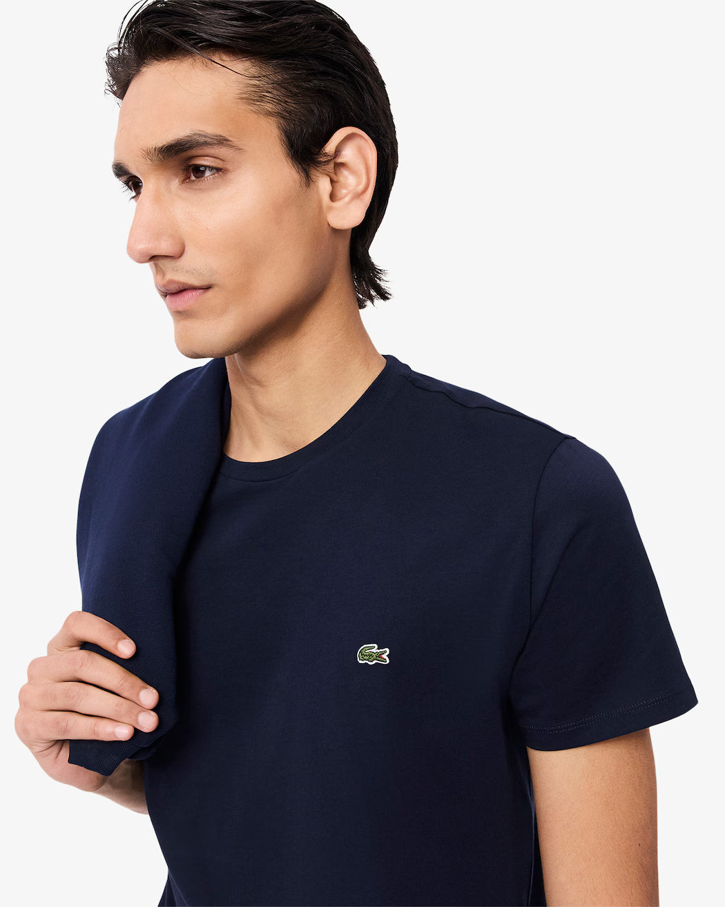 Lacoste Pima Cotton T-shirt in Navy Blue