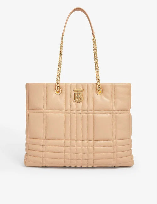 BURBERRY Lola Medium Leather Tote Bag