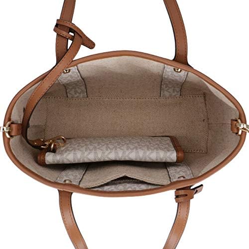 MICHAEL MICHAEL KORS EVA Medium Logo Tote Bag in White