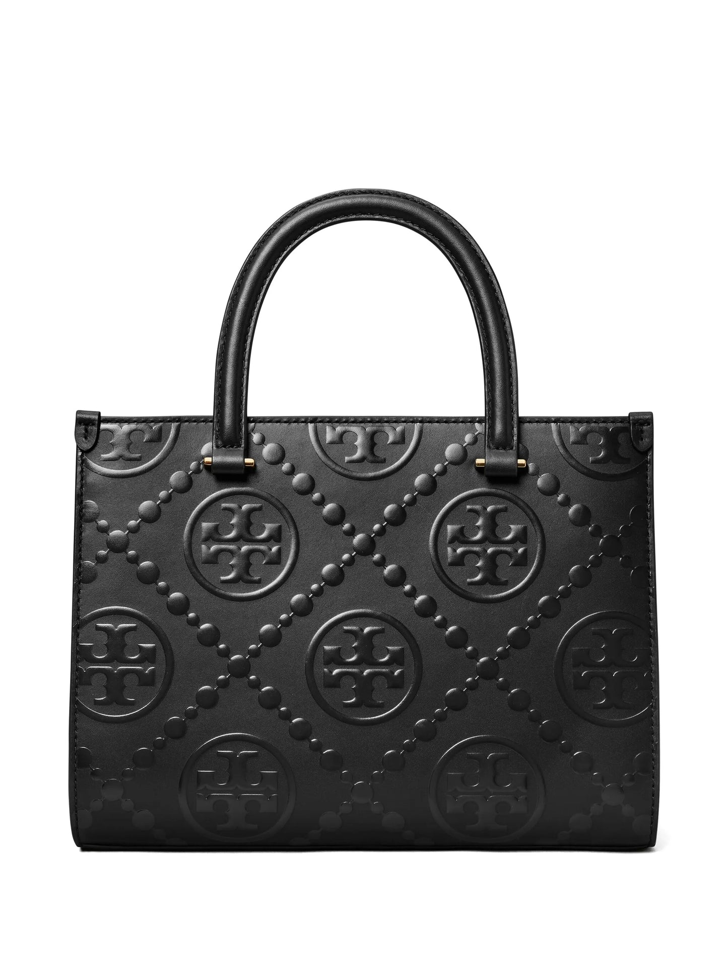 Tory Burch T MONOGRAM TOP-HANDLE EMBOSSED TOTE Medium