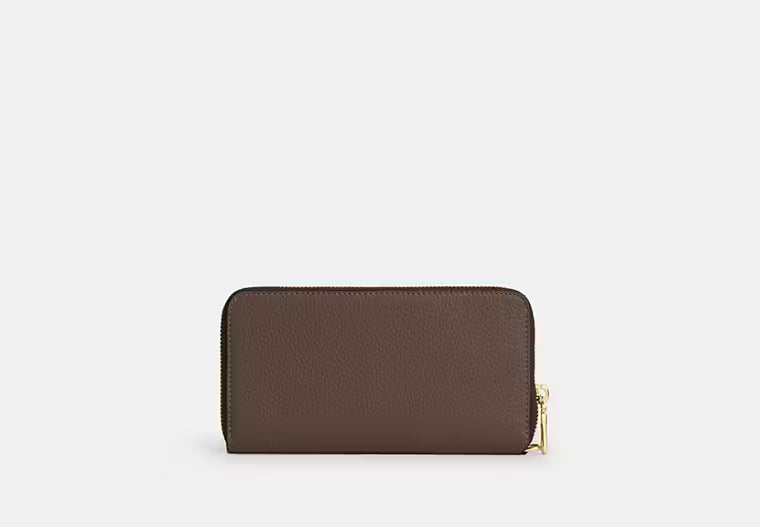 Coach Long Zip Around Wallet With Detachable Card Case