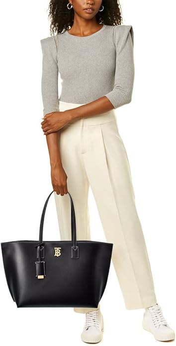 BURBERRY Tb Medium Leather Tote
