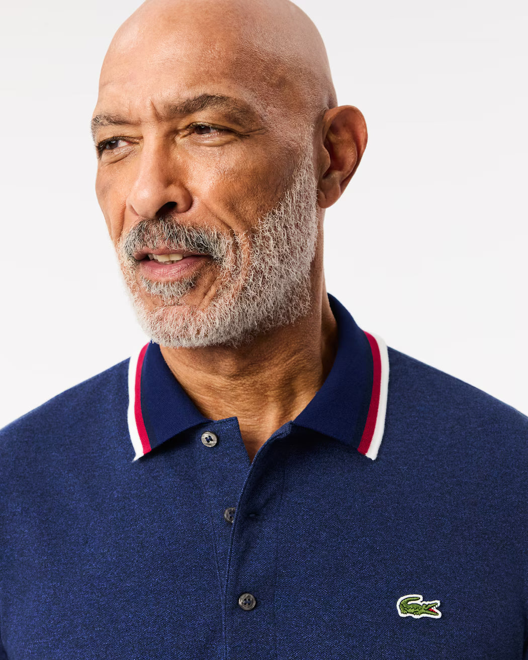 Lacoste Men's Regular Fit Stretch Mini Piqué Polo in Navy Blue