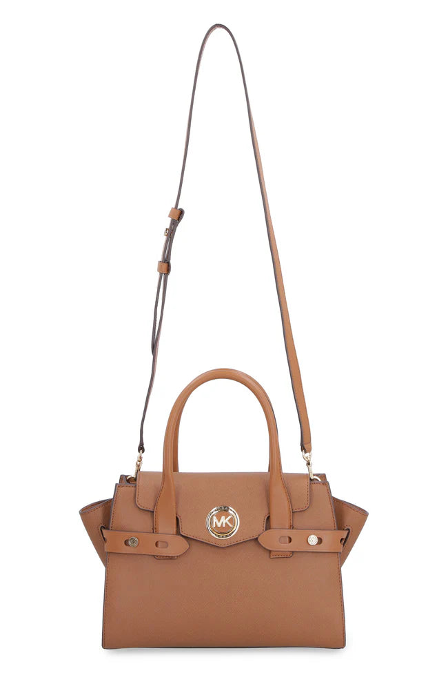MICHAEL MICHAEL KORS Carmen leather Medium handbag in Brown