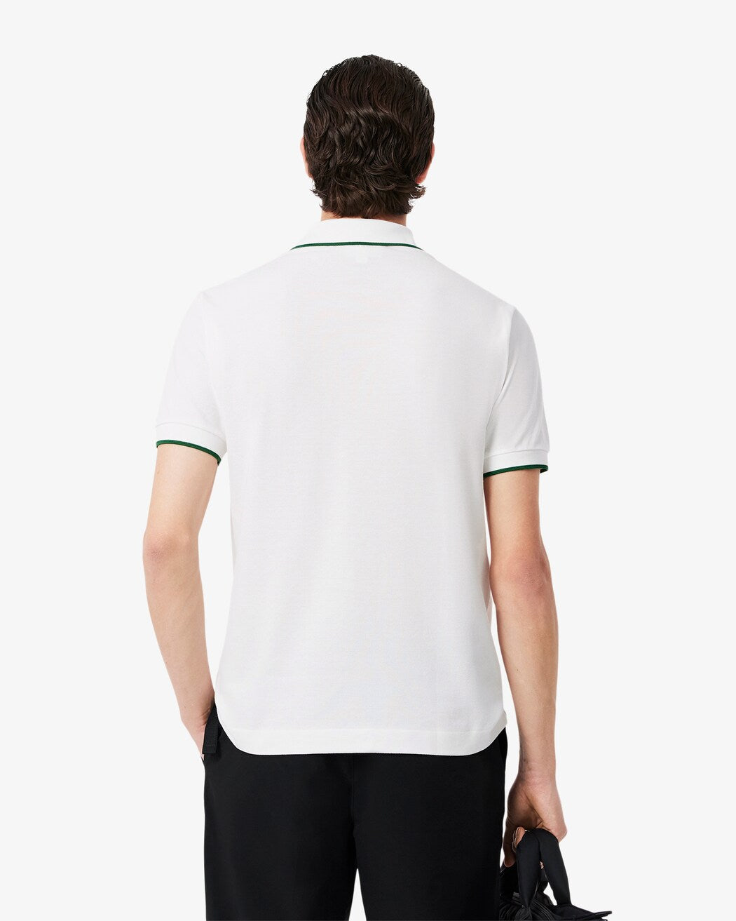 Lacoste Classic Fit Pocket Accent L.12.12 Polo Shirt in White