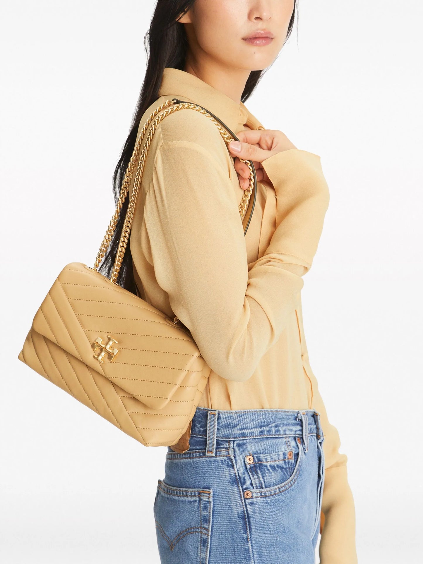 Tory Burch Kira Chevron Convertible Shoulder Bag Medium