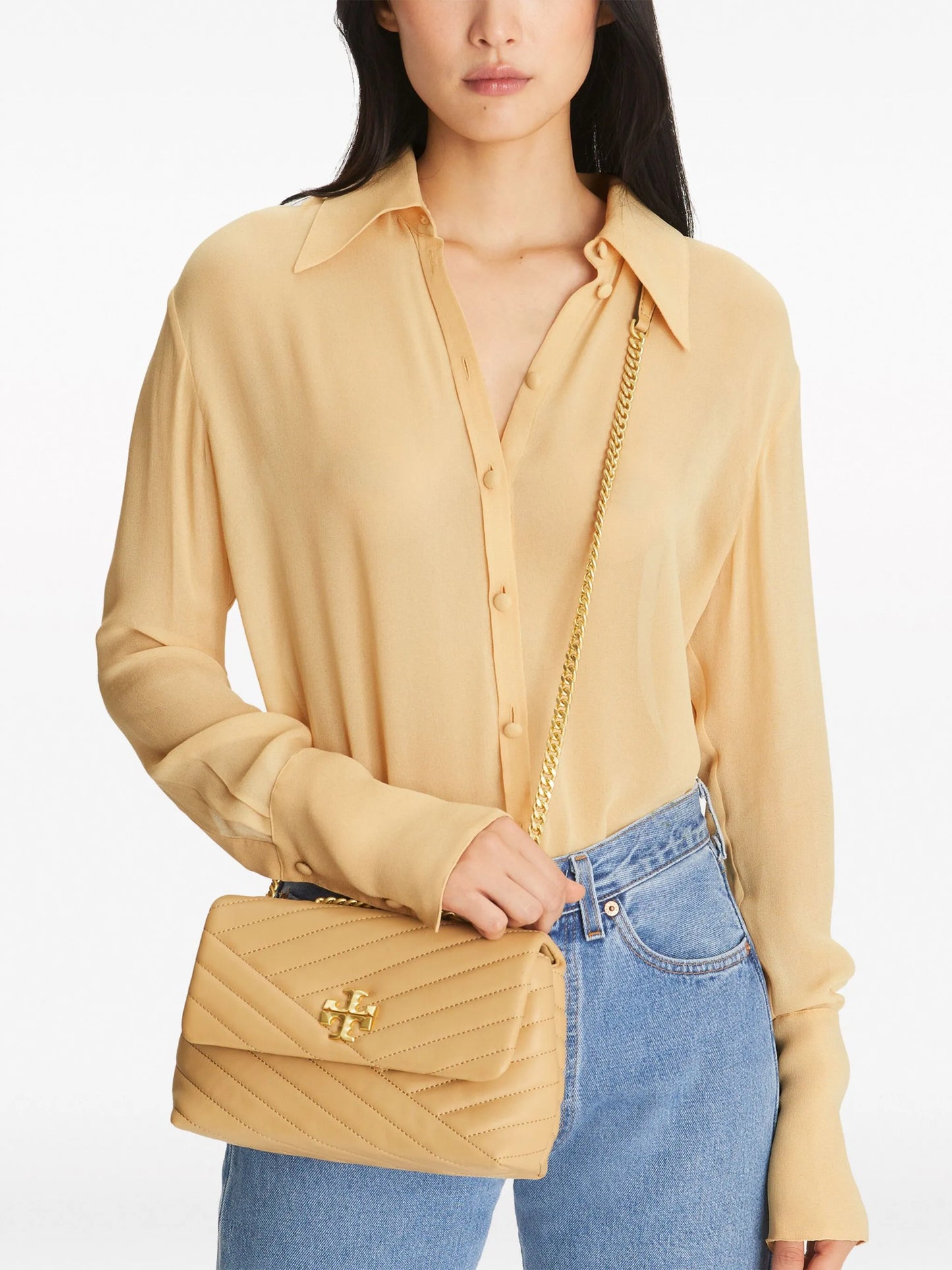 Tory Burch Kira Chevron Convertible Shoulder Bag Medium