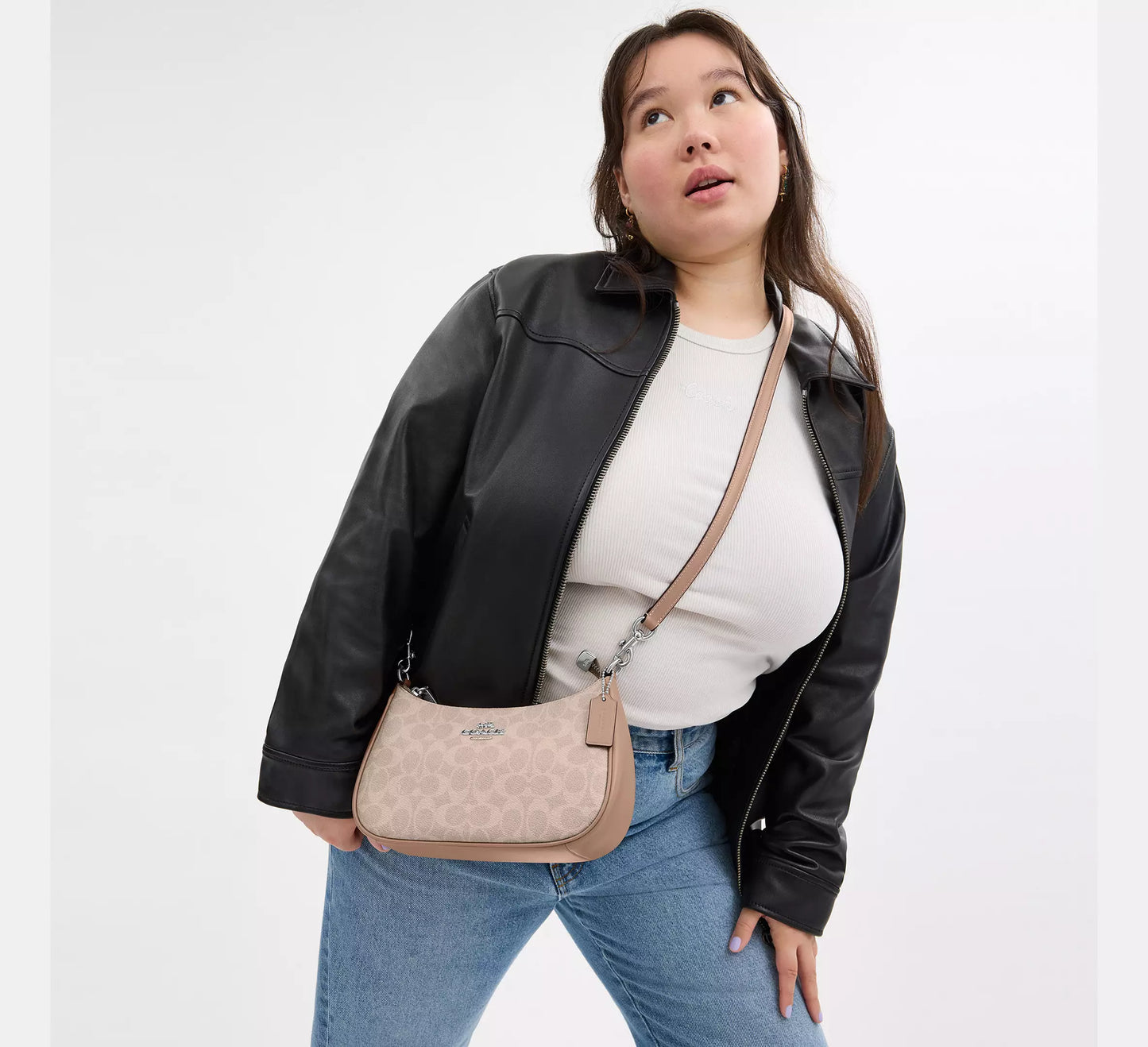 Coach Teri Shoulder Bag In Signature Canvas