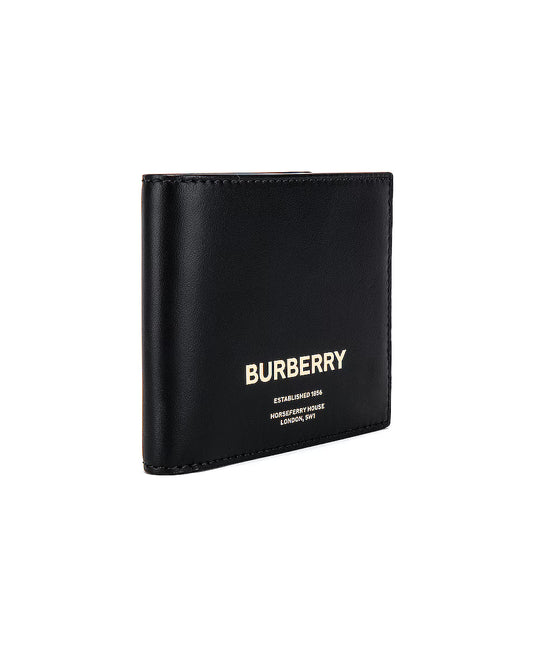 Burberry Billfold Print Wallet