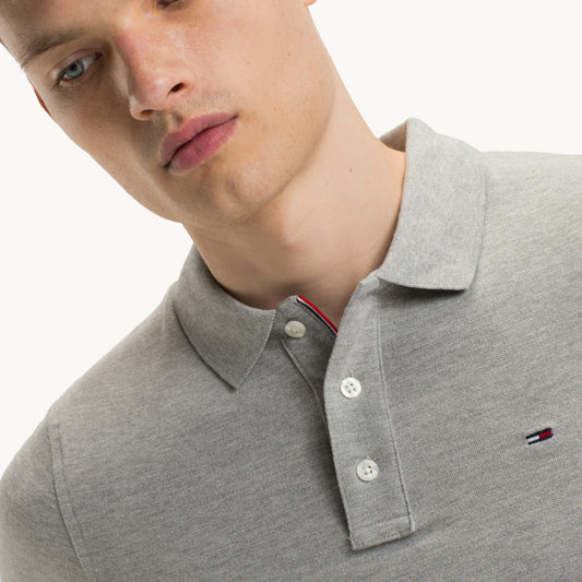 Tommy Hilfiger Original Pique Polo Shirt in Grey