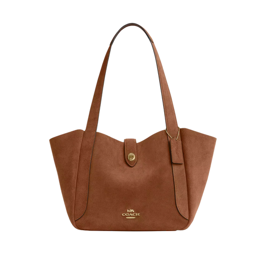 Coach Hadley Turnlock Medium Tote Bag - Sienna