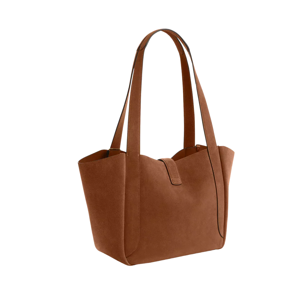 Coach Hadley Turnlock Medium Tote Bag - Sienna