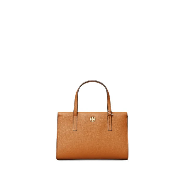 Tory Burch Tory Burch Thea Mini Satchel Crossbody – Tiramisu Pebbled Leather