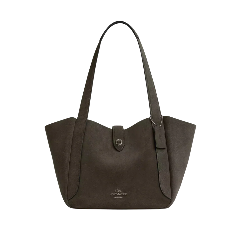 Coach Hadley Turnlock Tote Bag - Army Green