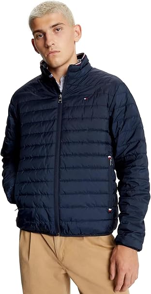 Tommy Hilfiger Core Packable Jacket in Navy Blue