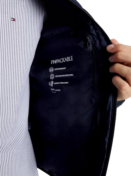 Tommy Hilfiger Core Packable Jacket in Navy Blue