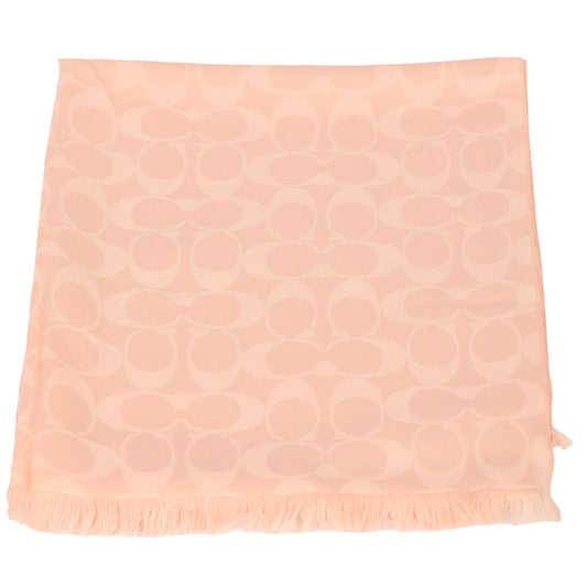 COACH SIGNATURE BLUSH PINK STOLE