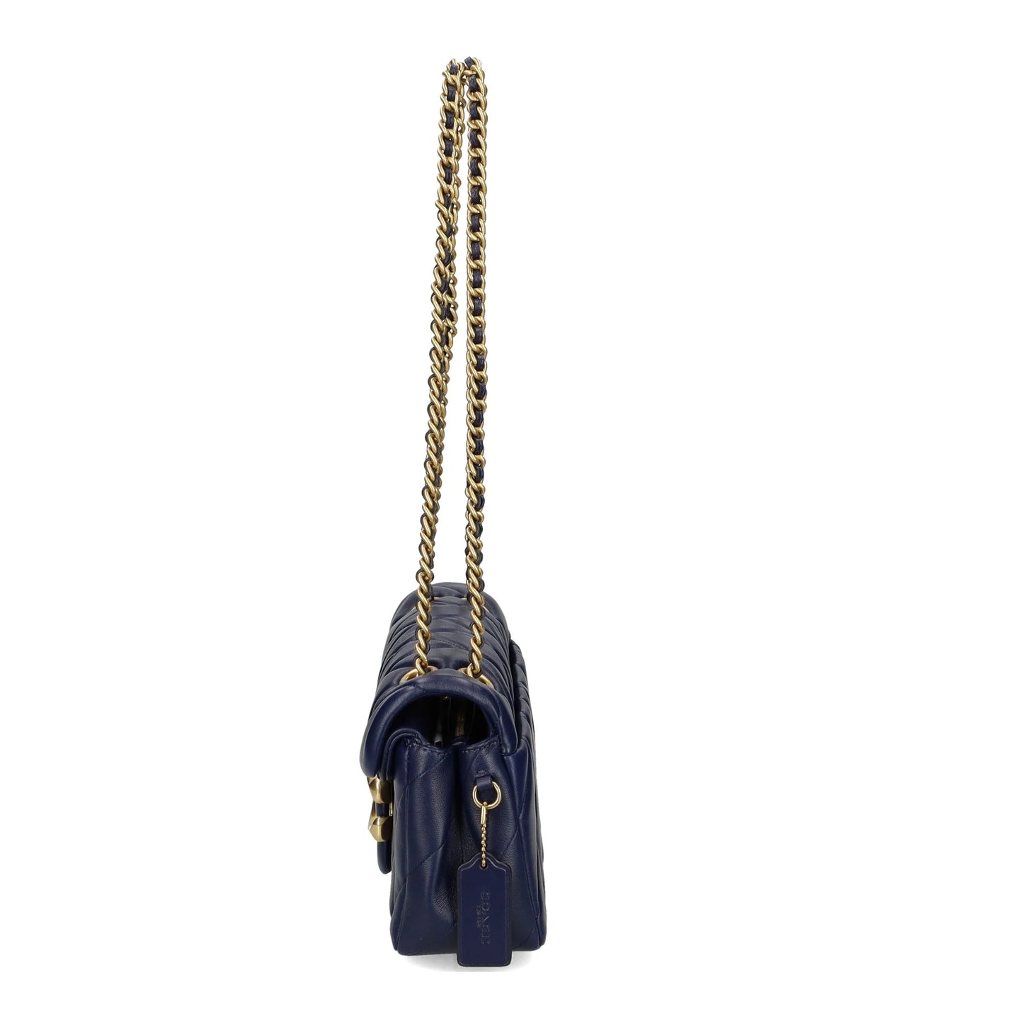 Coach Quilted Tabby 26 Shoulder Bag in Blue