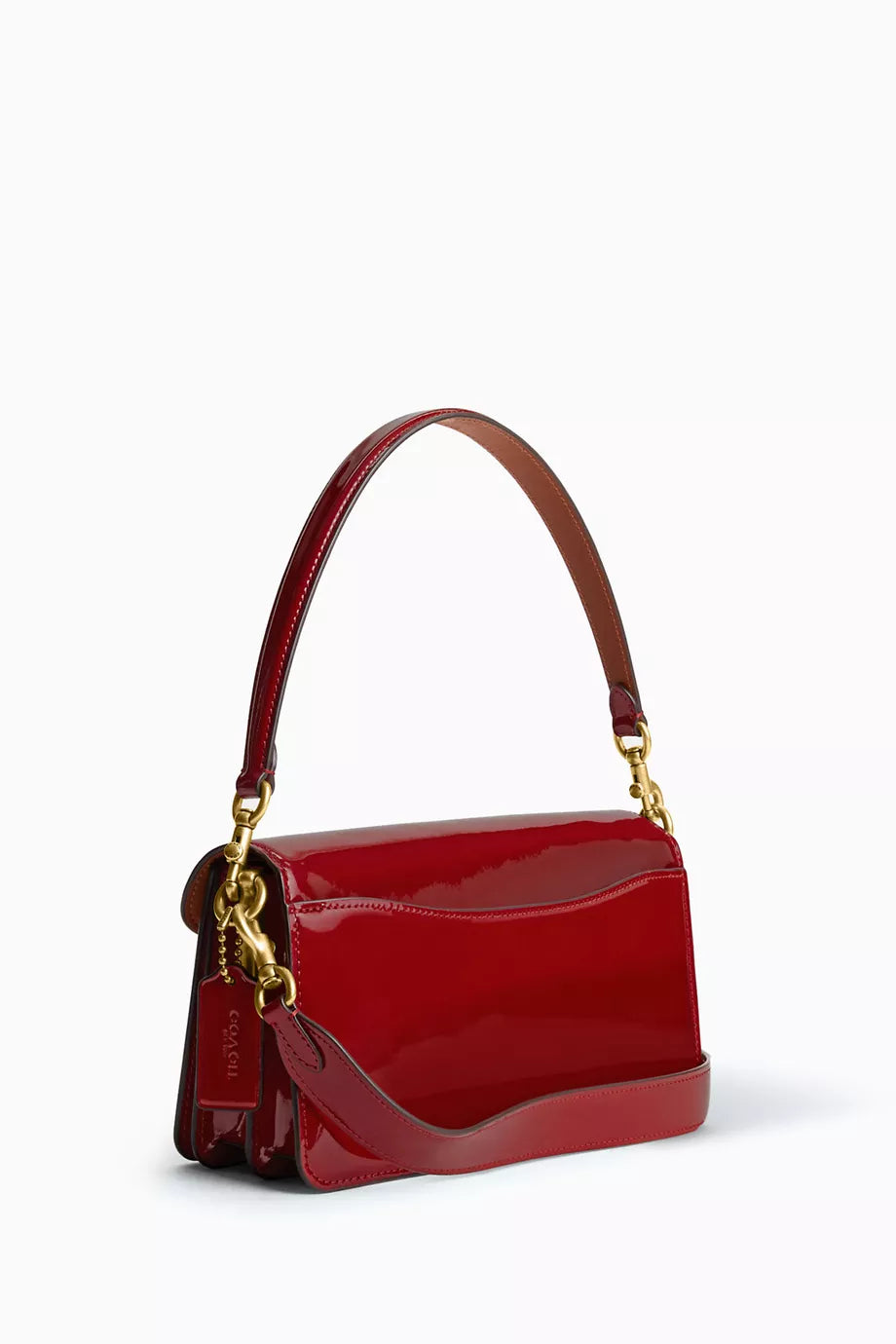 Coach tabby Croc Embossed 26 in Red
