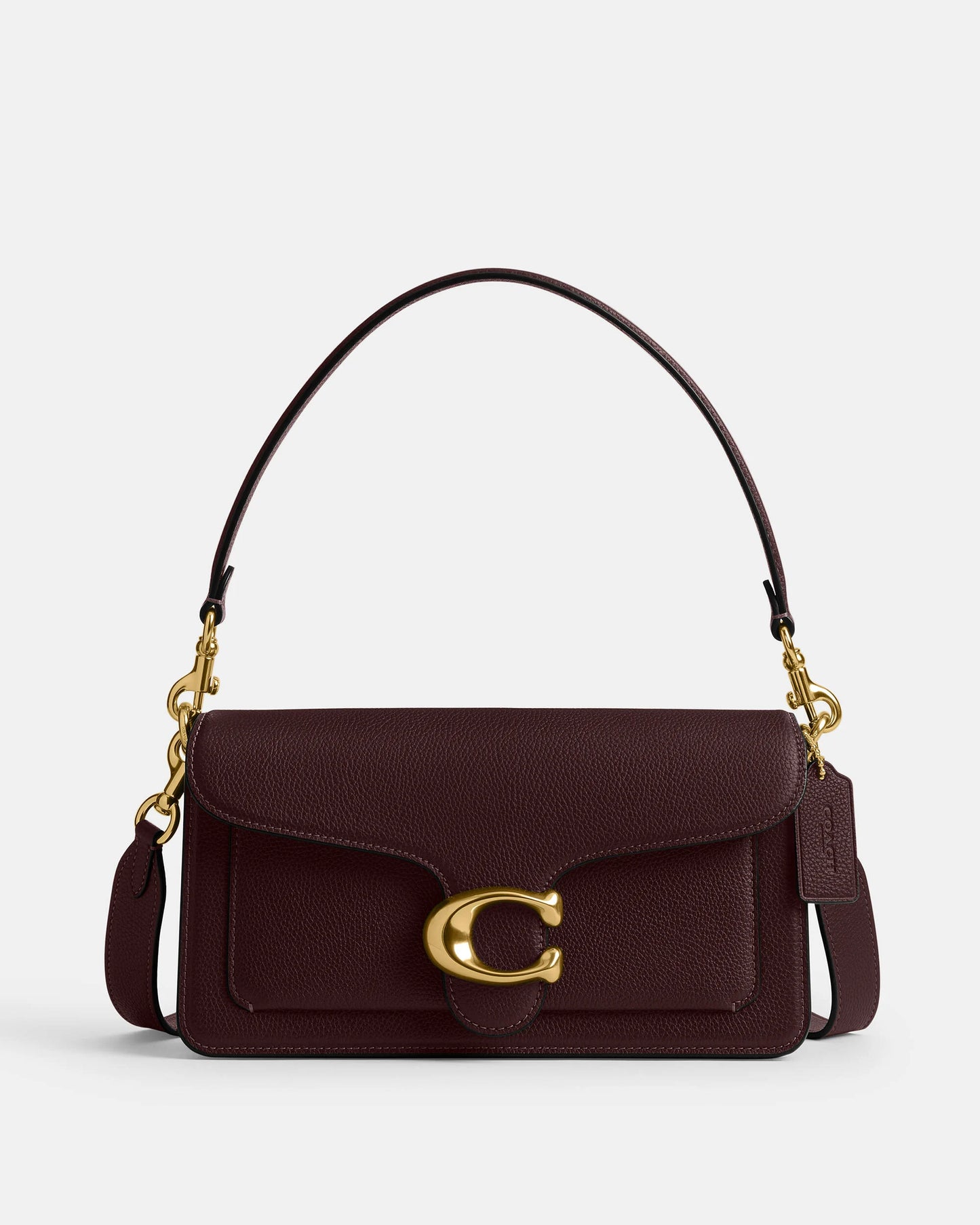 Tabby Shoulder Bag 26 in  BURGUNDY